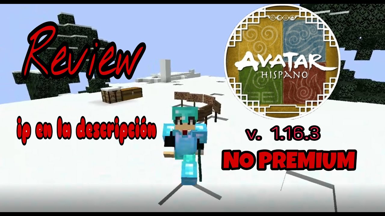 Review servidor de minecraft no premium -- Avatar Hispano (leer ...