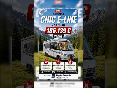 186.139 € für diesen Luxusliner?! Carthago chic e-line I 51 QB DA  #womo  #automobile  #vanlife