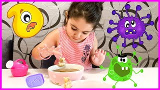 Eğitici Çocuk , Ecem Mikrop Deneyi Yaptı. Karabiberden Mikrop Deneyi Yaptık. Ecem Play Tv