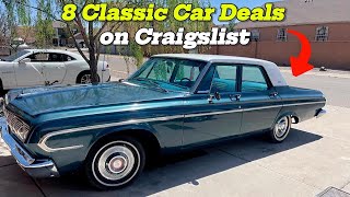 Your Next Classic Car Adventure Awaits Craigslist Discoveries Under $15k!