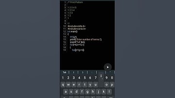 pattern program in c 🔥😯 | #shorts #programming #pyramid #shorts #viral #tranding #coding #clanguage