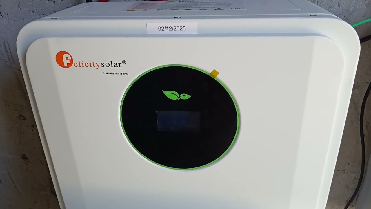 Bateria felicity solar em comunicação 