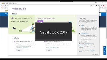 Visual Studio 2017 Community Install and first Console App