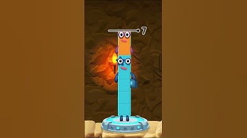 Numberblocks 7 Magic Run - Numberblocks 5 + 2 Adventure | Number Counting Go Cave