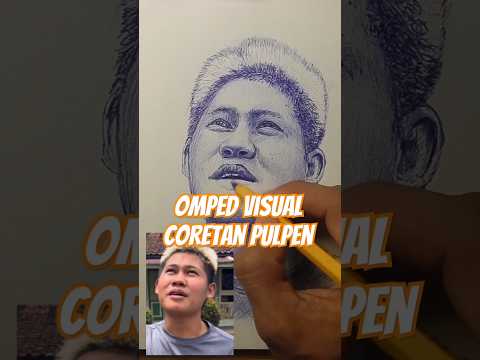 Gambar Omped Visual Only Pen Ompedvisual Ballpenart Sketsawajah Gambar Portraitart Drawing 