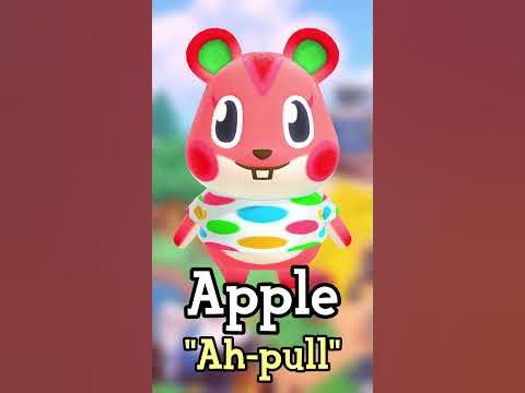 How British People Pronounce Animal Crossing Villager Names #shorts