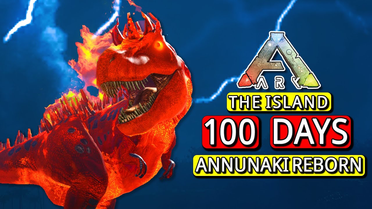 🔥 100 Days of Survival in ARK: A.G. Reborn Challenge on The Island! 🦖