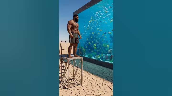 Man’s Heat Destroys Aquarium, Turtle Brings Ice Cubes! #shorts #ai