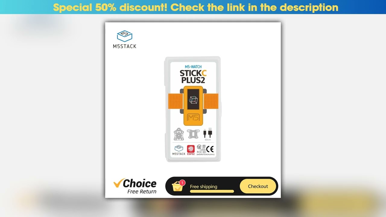 M5Stack M5StickC PLUS2 ESP32PICO Mini IoT Development Kit IR and WiFi 114inch TFTScreen IoT