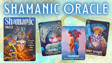 Shamanic Oracle│Unboxing & Flip-through💙