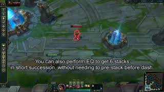 【LOL】Samira bug or feature - gain S rank/6 stacks in 1.5 seconds - Auto Attack during W (EQWAWA)