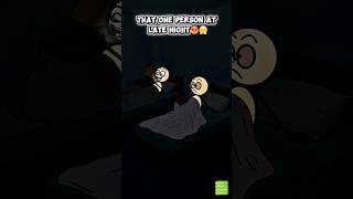 POV: You Try to Sleep but Your Brain Won’t 😵 #stickmananimation #animation #funnyshorts