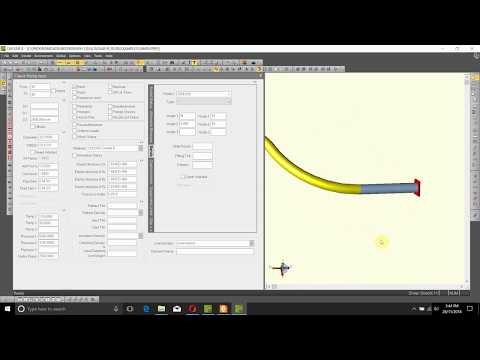 How To Add Bends to a Piping Model in Caesar II