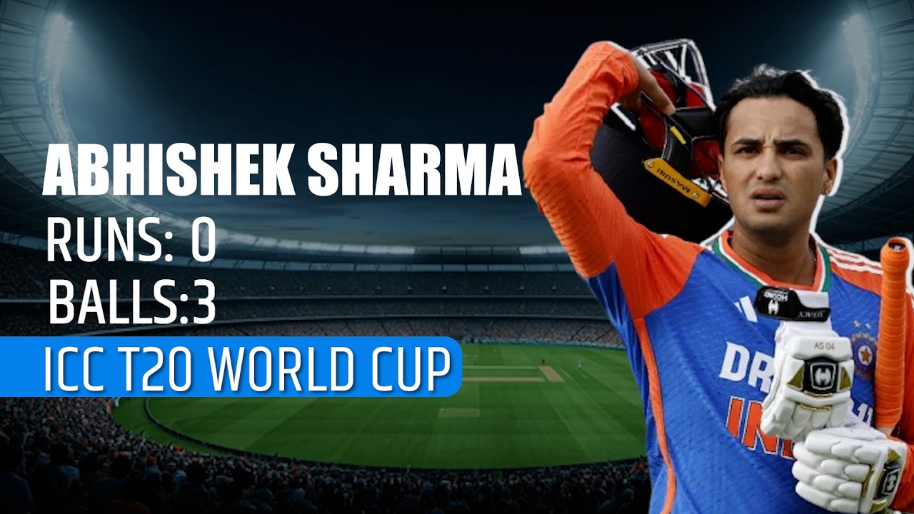 India vs Netherlands LIVE: Abhishek Sharma Out on Duck Again | Back-to-Back Failures Continue