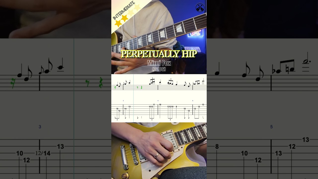 Perpetually Hip -Mimi Fox- guitar riff(+TAB) 