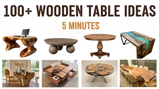 Top 100+ Wooden Table Ideas You Must See! for Every Home Style | SMART CRAFT 🔨