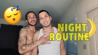 OUR COUPLES NIGHT ROUTINE! + First Time Waxing **HILARIOUS** 