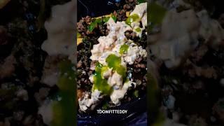 HIGH PROTIEN BEEF HERRING NACHOS RECOVERY MEAL #fitness #nutrition #youtubeshorts #shorts #protien