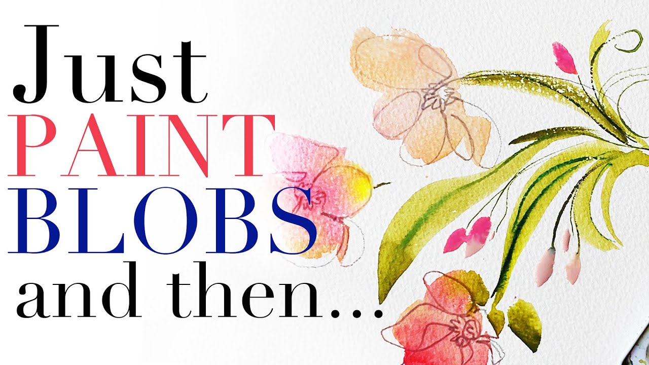 The Best Watercolor Flower for Ultra Beginners YouTube