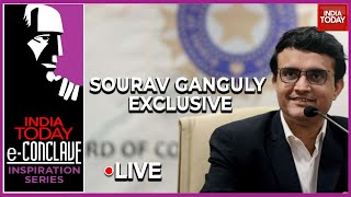 BCCI President Sourav Ganguly Exclusive Interview Live| IPL 2020| India Today e Conclave Inspiration