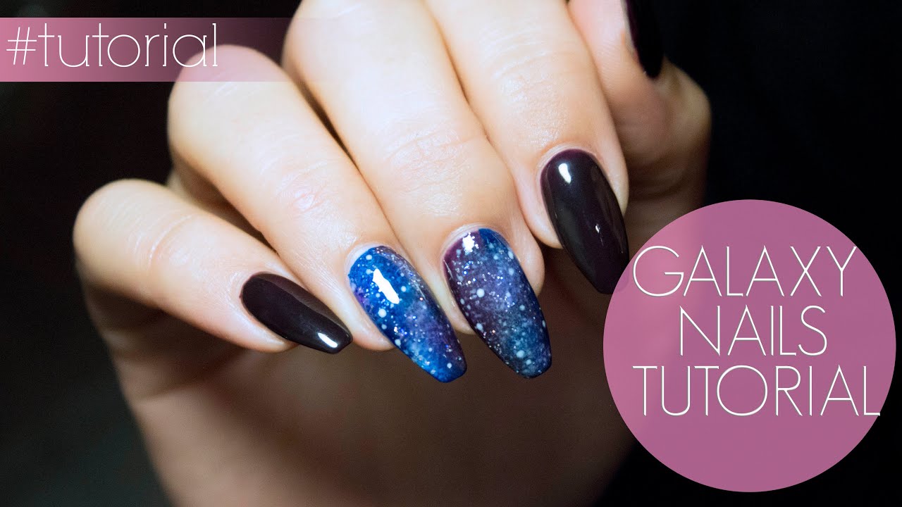 GALAXY NAILS (TUTORIAL SMALTO SEMIPERMANENTE)