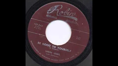 SANDRA GRIMES - BE GOOD TO YOURSELF - RED ROBIN