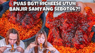 Puas Makan Richeese Utuh Level 50 Boncabe Banjur Sebotol Saus Samyang?