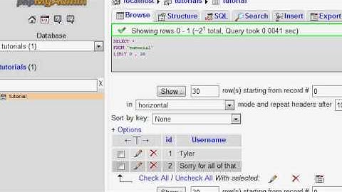 PHP Tutorial 9 - Echoing all text from table to page