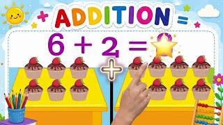 Addition with OBJECT|Basic Math Addition For Kids #addition