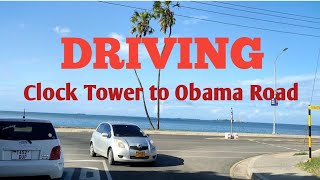 Dar es Salaam || Driving from Clock Tower to Barack Obama Road