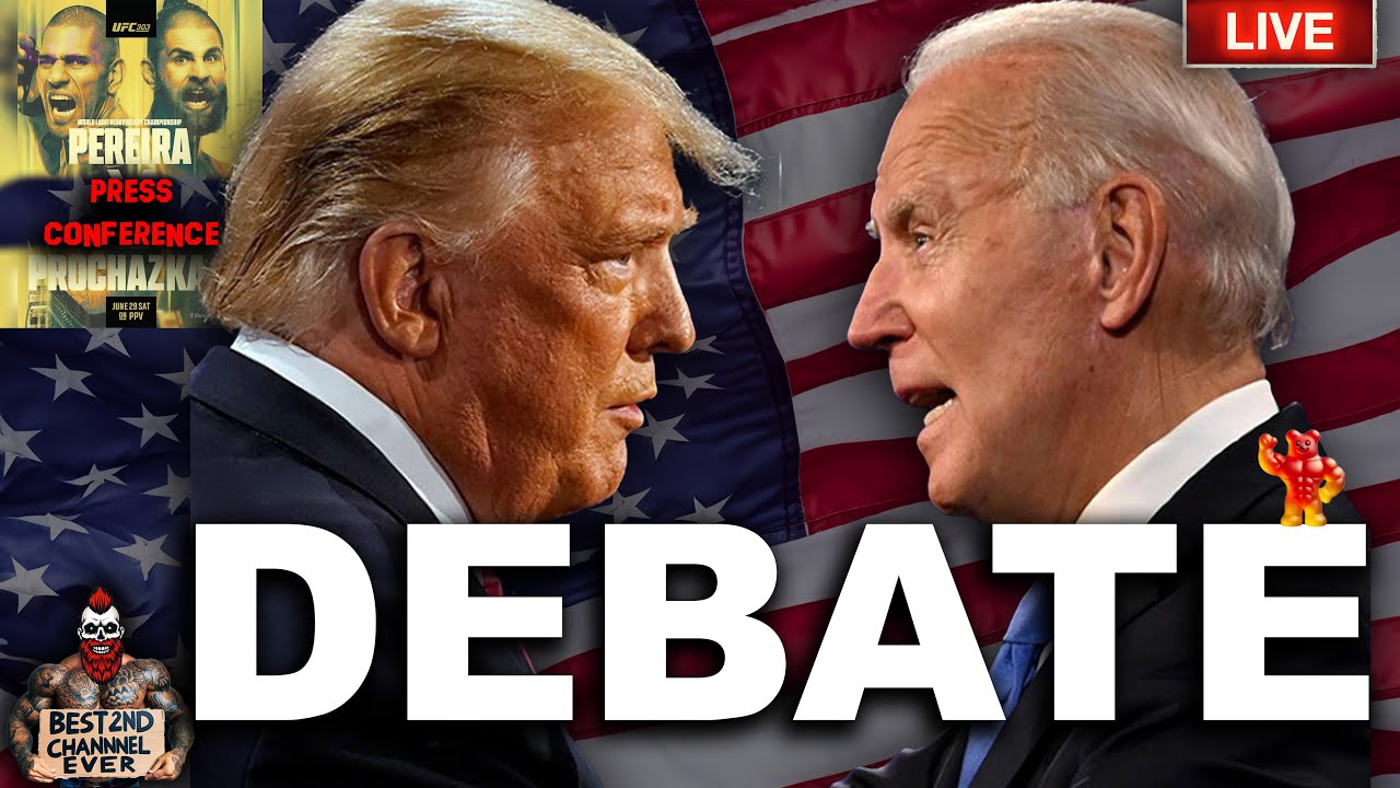 2024 Presidential Debate Trump VS Biden + UFC 303 Press Conference