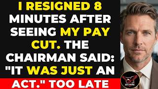 I Resigned 8 Minutes After Seeing My Pay Cut—The Chairman Said, “It Was Just an Act.” Too Late.
