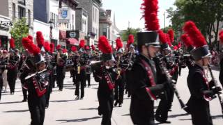 Waukesha South Blackshirts Marching Band Memorial Day 2016 pds