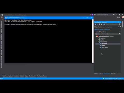 How to clean up stale remote branches in git (VS 2015+) v2