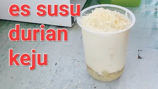 es durian susu keju street food asia ice durian milk cheese