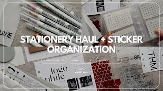 Planner Haul + Organizing My Stickers | Cloth & Paper, Poi and Hun, CASAVICI, Paperie Planning