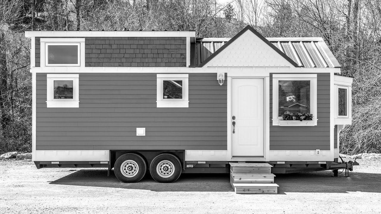 THE MOST BEAUTIFUL TINY HOUSE FLOOR PLAN HERITAGE 24'  BY SUMMIT TINY HOMES