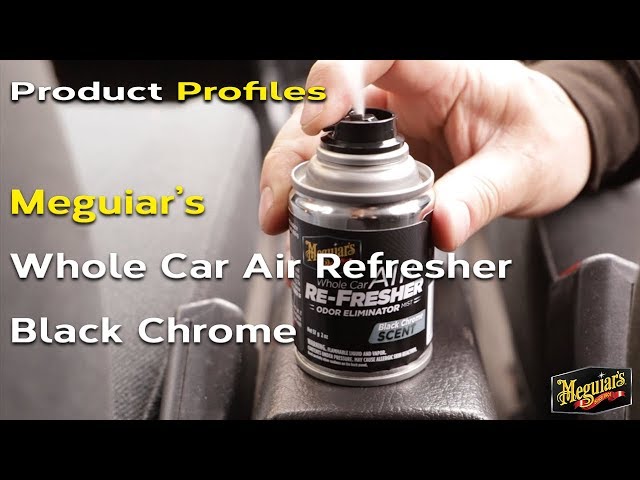 Meguiar's Air Re-fresher : test du destructeur d'odeurs - Vivre Auto