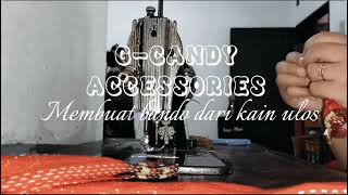 Cara membuat bando dari kain ulos