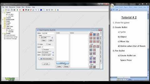 GameMaker Shooter Games Video Tutorial#2 Bullets