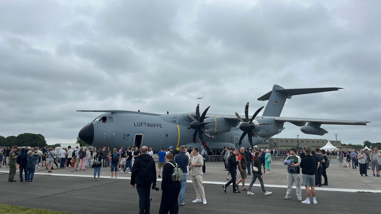 Tag der Bundeswehr in Jagel, mit Airbus A400M/A330 MRTT, Lockheed C130J, Eurofighter usw. 28.06.2025