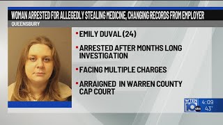 Granville woman arrested for allegedly stealing medicine, changing records from employer