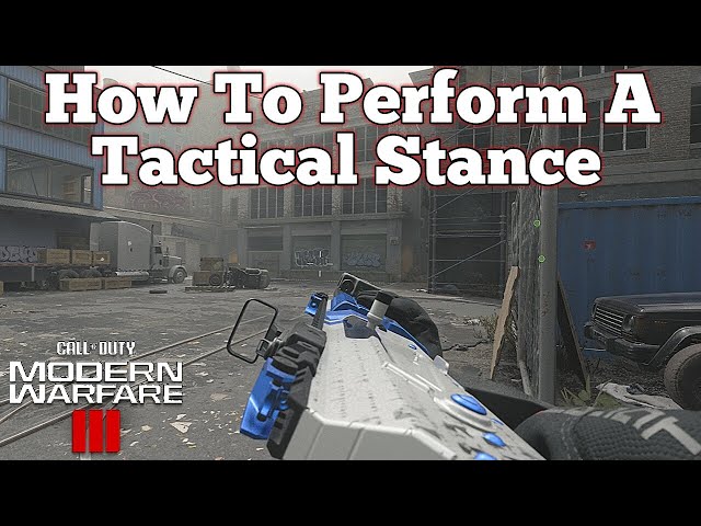 What is Tactical Stance in Modern Warfare 3, and how do you use it? -  Polygon