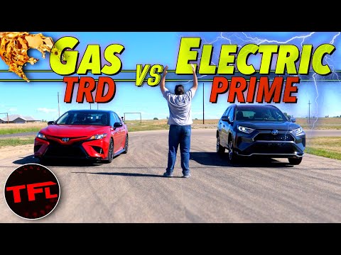 What's Quicker in a Drag Race: The Toyota Camry TRD or the New Best-Selling Toyota RAV4?