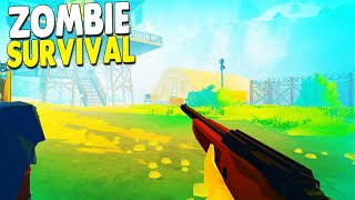 This ZOMBIE SURVIVAL Game Let's You Build Cars & Fly Helicopters to Bases | Drive 4 Survive Gameplay screenshot 4