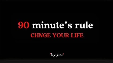 “Do This for 90 Minutes Daily — Watch Your Life Transform!”