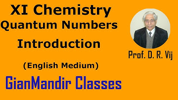 XI Chemistry | Quantum Numbers | Introduction (English Medium) by Ruchi Ma