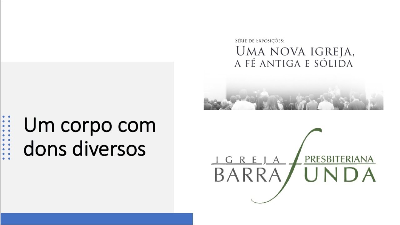 Culto de 23/02/2020 - Um corpo com dons diversos - pt.2