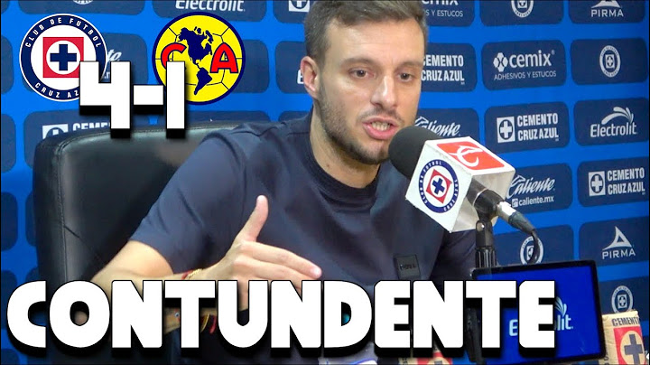 REACCIONES Anselmi Cruz Azul 4-1 América