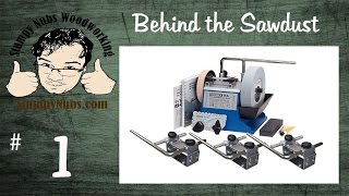 Behind the Sawdust #1- 1/17/15 - Tormek T-4 and Bench Grinder Tool Rest giveaway!
